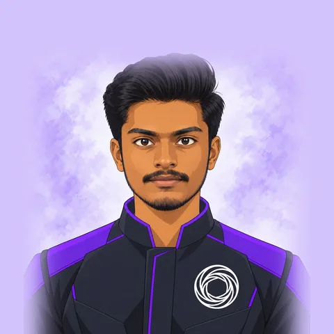 Abhinav, AI-generated portrait in the Wexa crew uniform