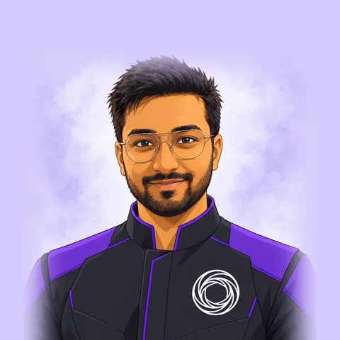 Akhil Abhilash, AI-generated portrait in the Wexa crew uniform
