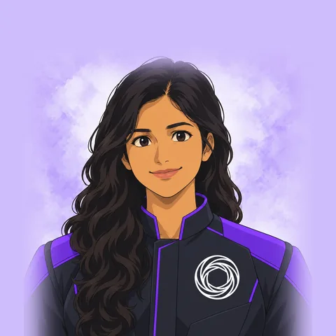 Disha, AI-generated portrait in the Wexa crew uniform