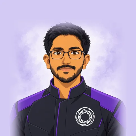 Vikram Choudhary, AI-generated portrait in the Wexa crew uniform